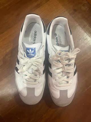 Adidas Samba Gris y Blanco