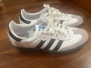 Adidas Samba Gris y Blanco