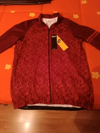 Maillot Ciclismo Rojo Estampado AGU talla M