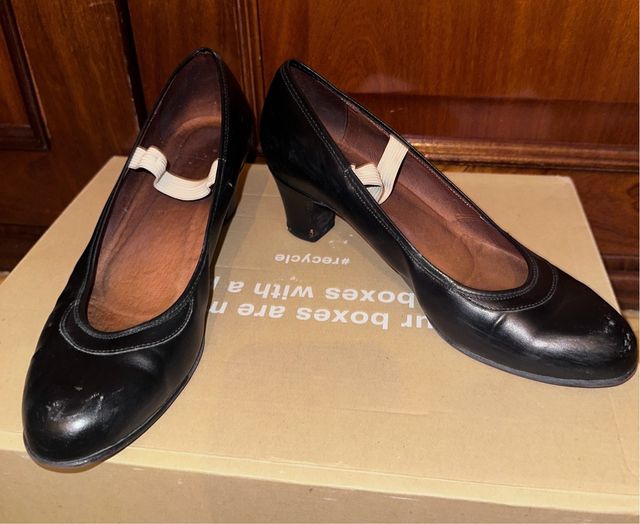 Zapatos de Flamenco Negros