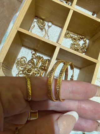 Pendientes Aro Oro 18k Modelo Versace