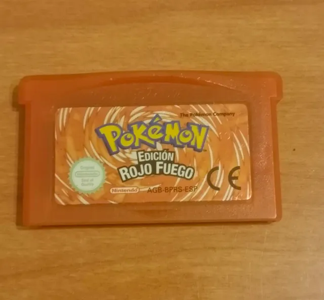 Pokémon Edición Rojo Fuego GBA