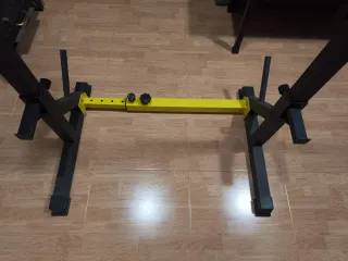 Rack sentadillas y press banca