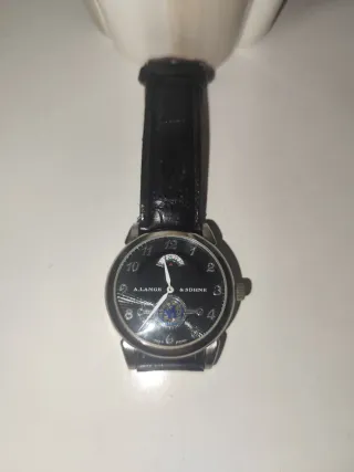 Reloj A. Lange & Söhne Negro/Plateado