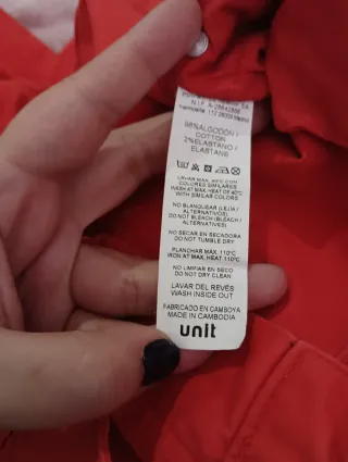 Pantalones naranjas/rojos