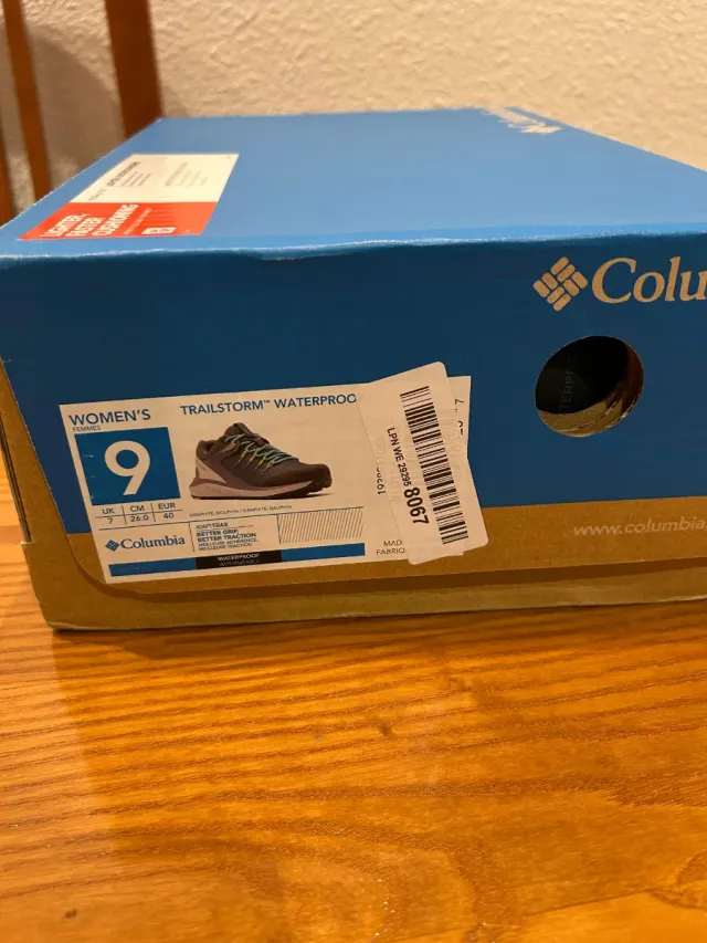 Zapatillas Columbia Trailstorm Waterproof Talla 40