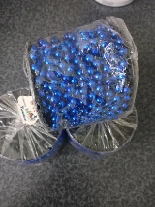 4x Fili di Perle Albero Natale 10 Metri