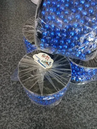 4x Fili di Perle Albero Natale 10 Metri