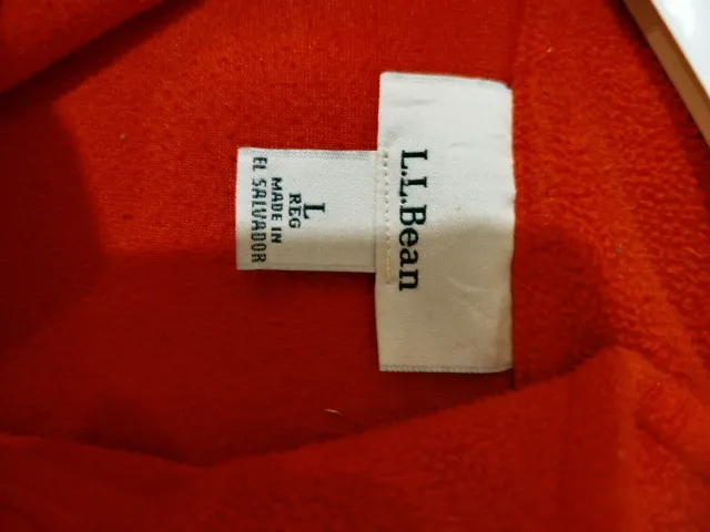 Pile L.L.Bean arancione taglia L