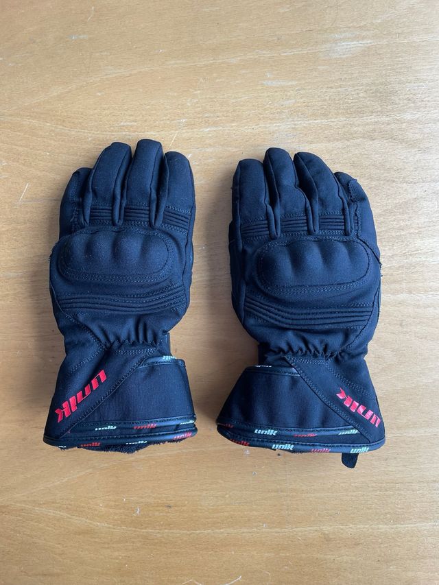 Guantes Moto Invierno Unik Negros