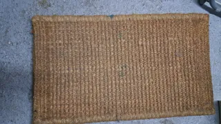 Tappeto d'ingresso con fiori multicolori