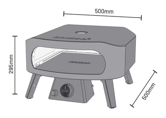 Forno Pizza a Gas Cozze 13” Nuovo Sigillato