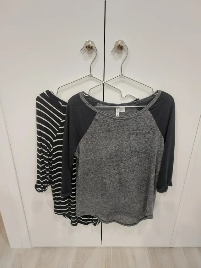 2 Camisetas H&M manga 3/4