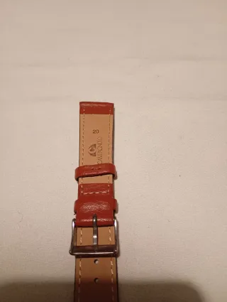 Cinturino pelle marrone chiaro 20mm