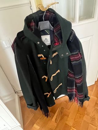 Trenk corto CTF verde con sciarpa