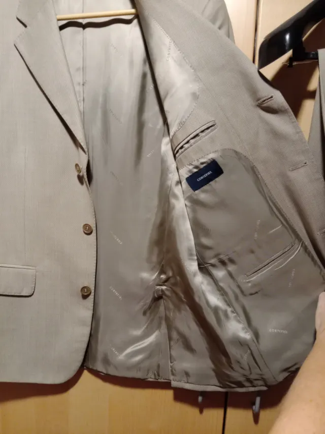 Traje Cortefiel hombre beige