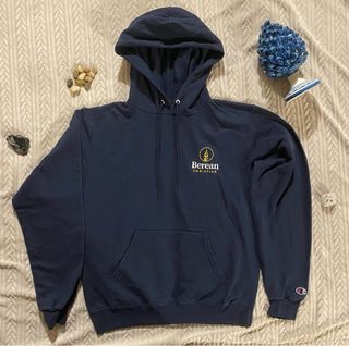 Felpa Champion Blu x Berean Christian