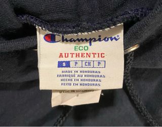 Felpa Champion Blu x Berean Christian