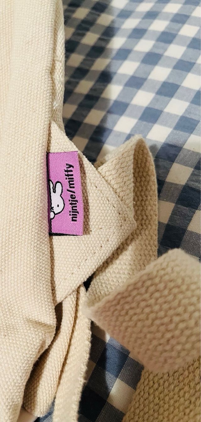 Mochila infantil Miffy beige