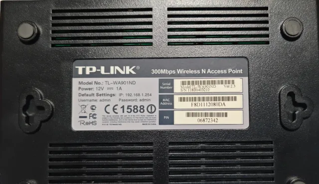 TP-Link TL-WA901ND Punto de Acceso WiFi N