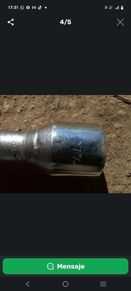 Llave de cruz para ruedas