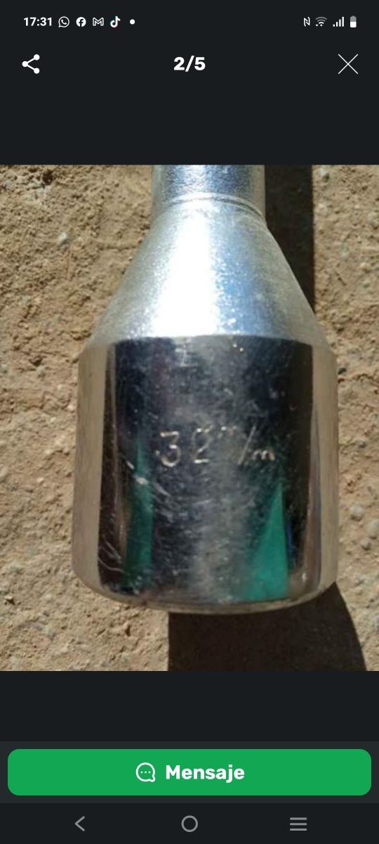 Llave de cruz para ruedas