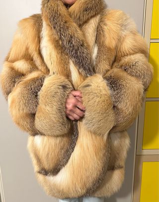 Pelliccia vintage volpe rossa