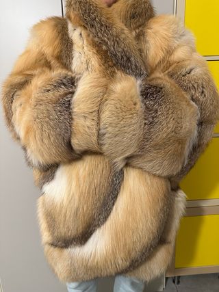 Pelliccia vintage volpe rossa