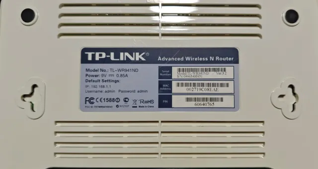 Router WiFi TP-Link TL-WR941ND