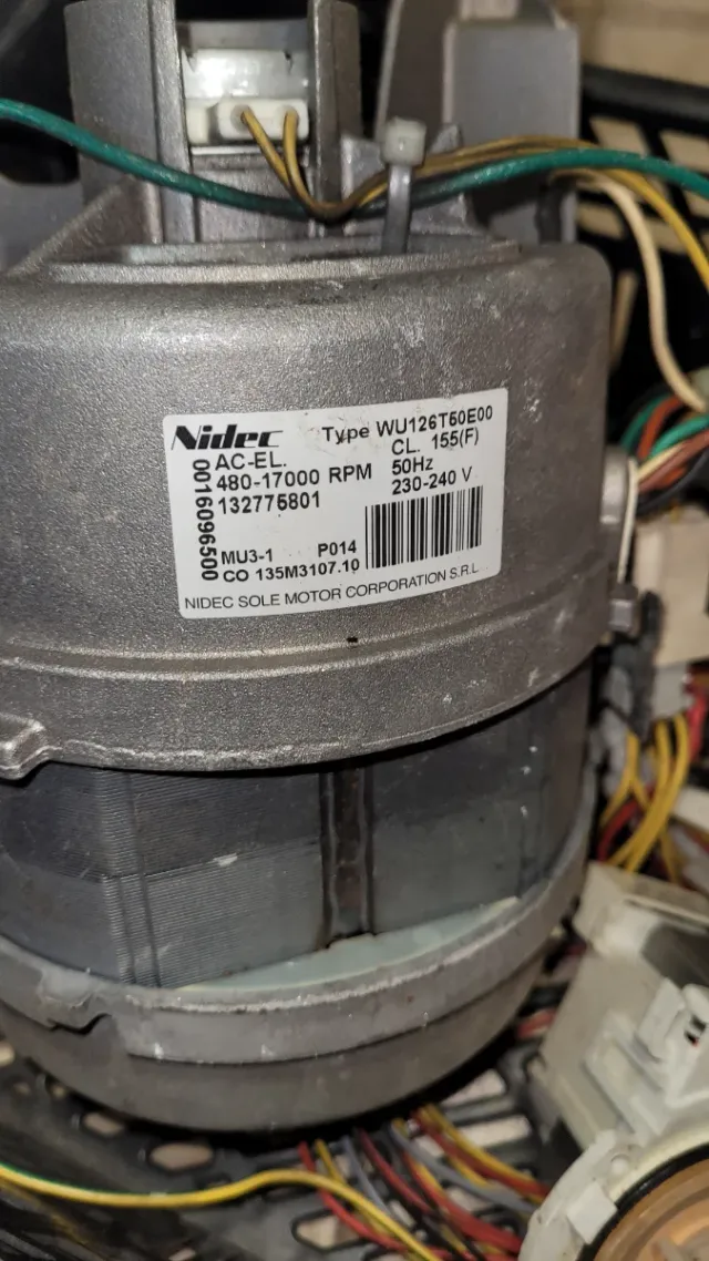 Motor y Placa Electrónica Lavadora