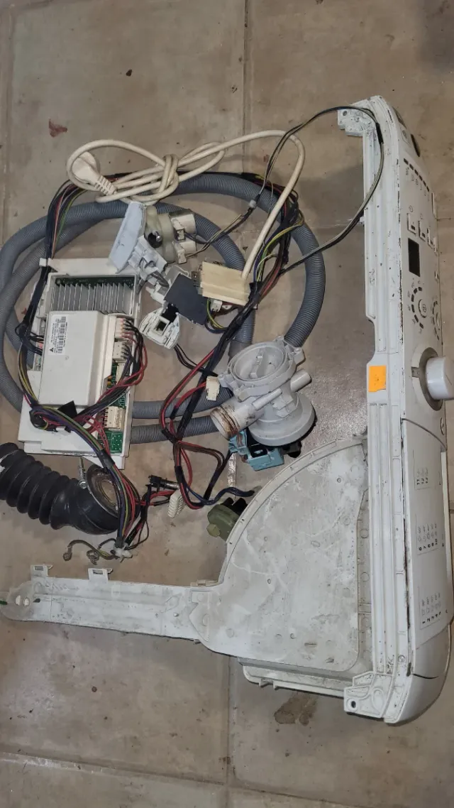 Motor y Placa Electrónica Lavadora