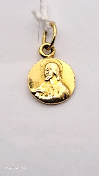 Medalla de lenteja Oro 18K