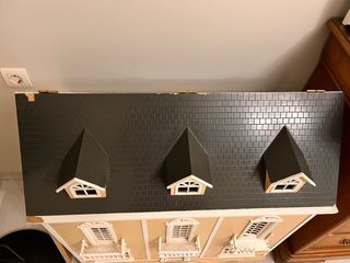 Casa delle bambole vittoriana in legno