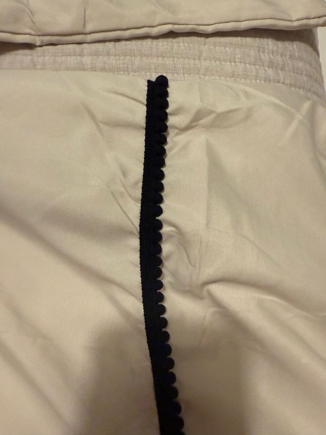 Funda nórdica satén beige y negro 90cm y 2 cojines