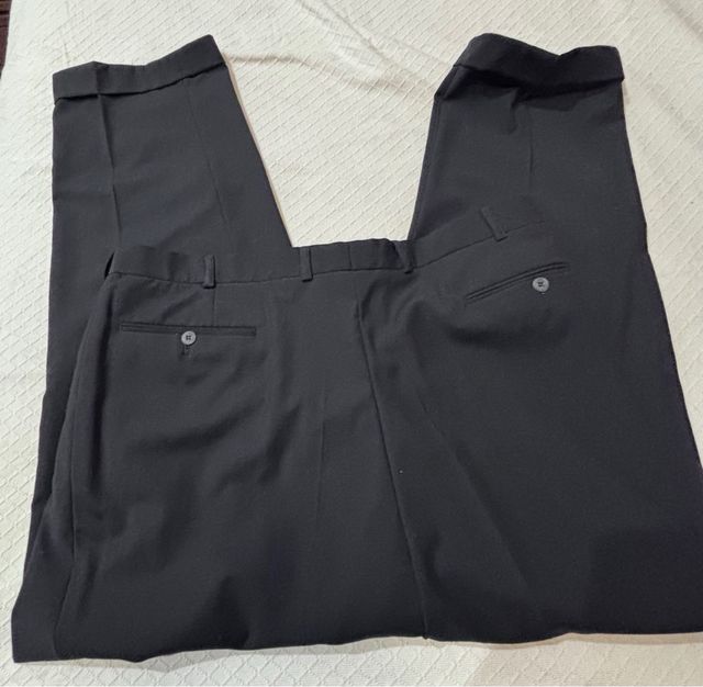 Abito da uomo vintage nero taglia 50 due pezzi su misura