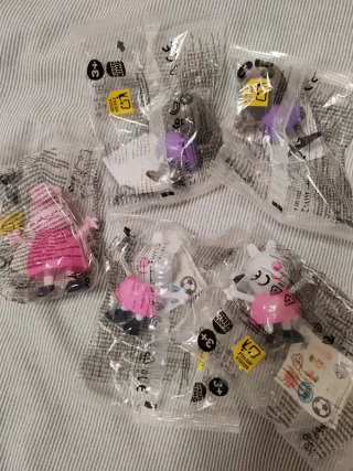 Figuras Peppa Pig Burger King (5 unidades)