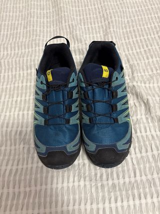 Zapatillas Salomon Niño Azul/Verde Talla 36