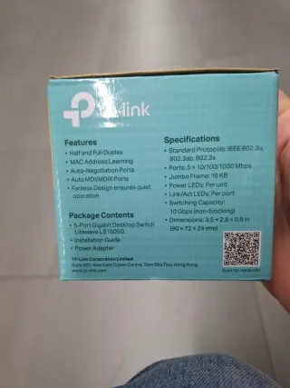 Switch TP-Link 5 Porte Gigabit LS1005G