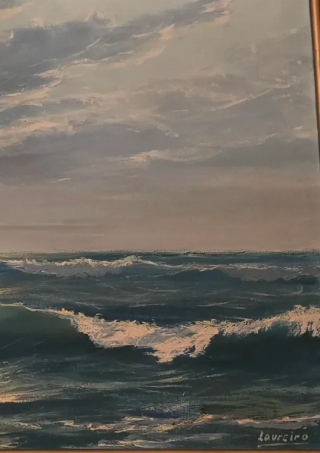 Cuadro Jose Luis Loureiro Marina Gallega con marco