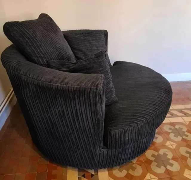 ÚLTIMOS DÍAS!! Sillón giratorio de pana