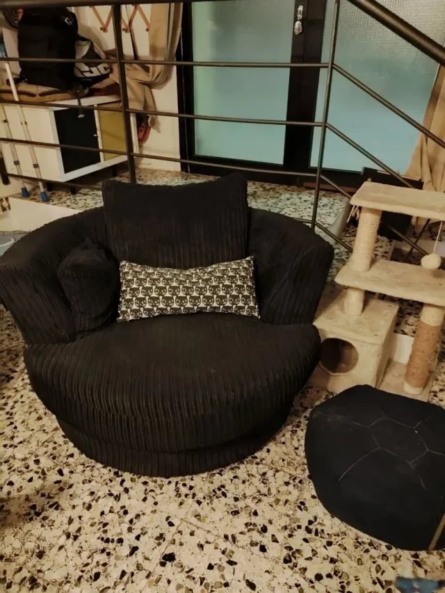 ÚLTIMOS DÍAS!! Sillón giratorio de pana