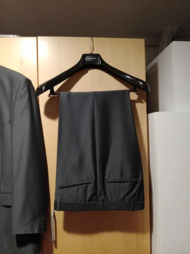 Chaqueta de traje hombre gris marengo