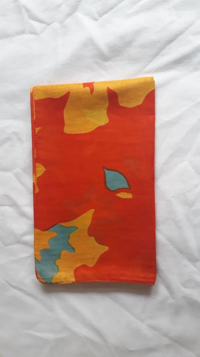 Foulard Algodón Naranja y Amarillo