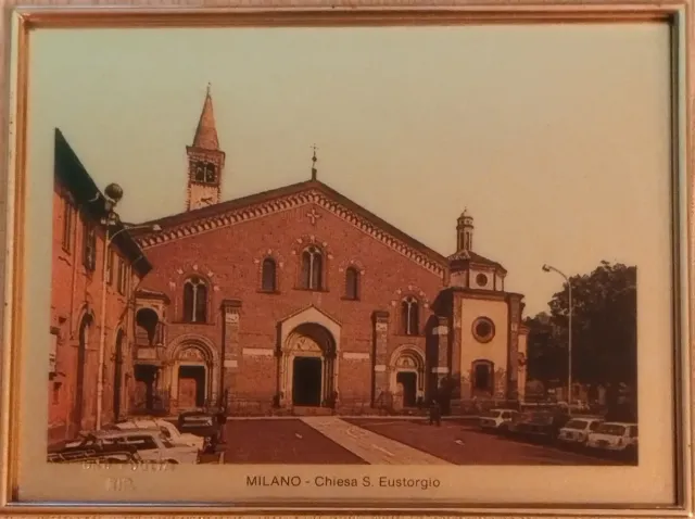 Cornice in legno con serigrafia su oro