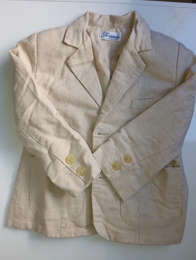 Americana niño Miranda beige