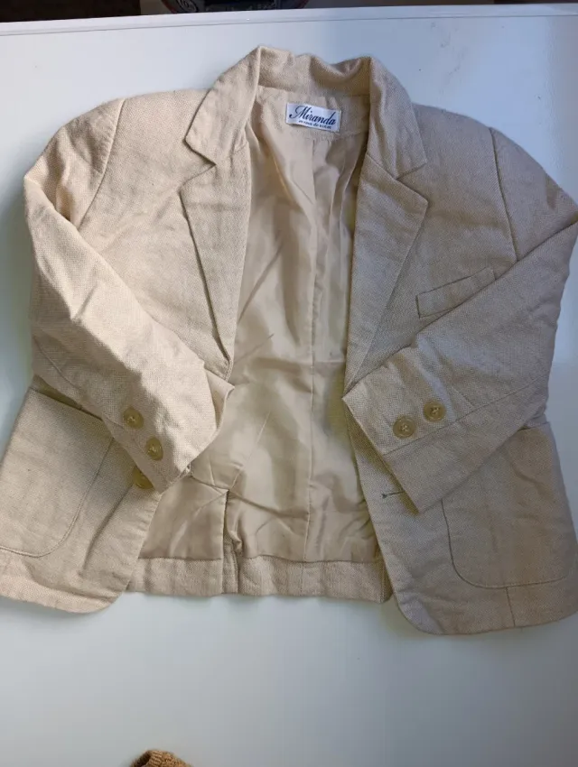 Americana niño Miranda beige