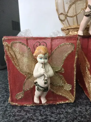 Set 3 Portacandele Cherubini Vintage