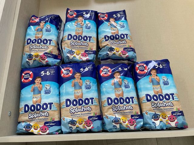 Dodot Splashers Talla 5-6 Baby Shark (70 unidades)