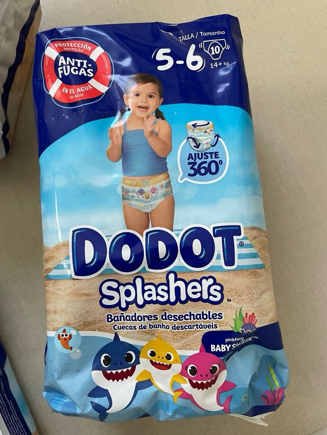 Dodot Splashers Talla 5-6 Baby Shark (70 unidades)