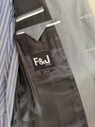 Americana Fórmula Joven Gris Talla M